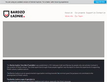 Tablet Screenshot of bardzoladnie.org